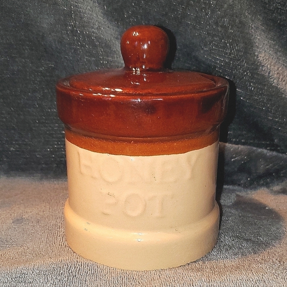 Honey Pot Glazed Brown & Cream